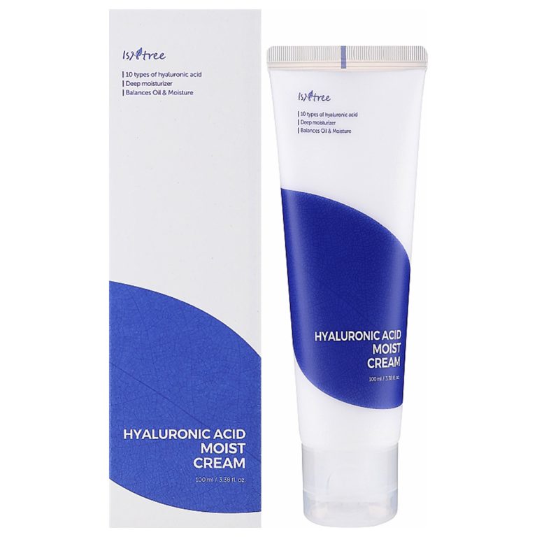 کرم-مرطوب-کننده-و-آبرسان-هیالورونیک-اسید-ایزنتری-Isntree-Hyaluronic-Acid-Moist-Cream-100ml-768x768